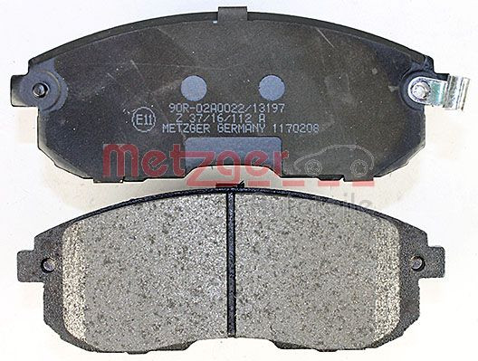 METZGER Bremsbelagsatz, Scheibenbremse